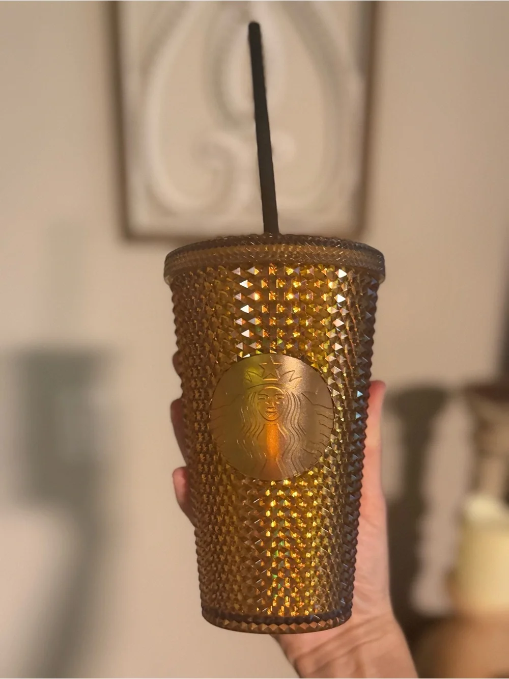 Starbucks textured studded